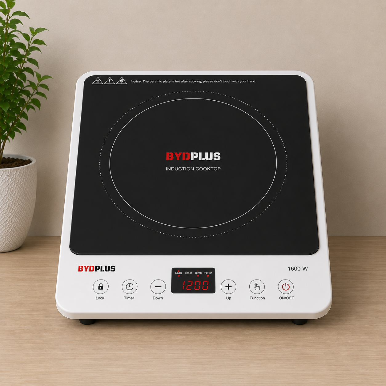 BYDPLUS Induction Cooktop 1600W