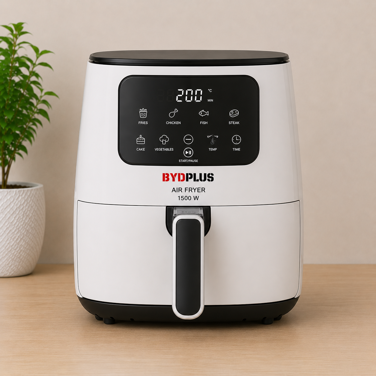 BYDPLUS Air Fryer 1500W