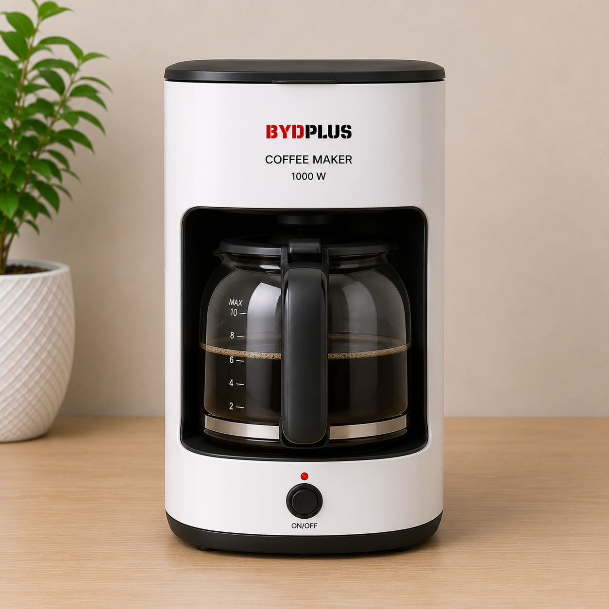BYDPLUS Coffee Maker 1000W
